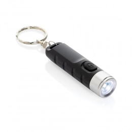 Перезаряжаемый USB-фонарик-брелок из переработанного пластика Globix RCS