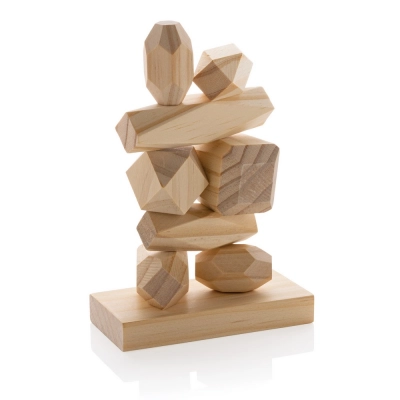 
                                                Ukiyo Crios wooden balancing rocks in pouch
                                                