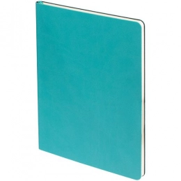 Verso notebook, grid, turquoise.