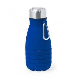 Electronics. Foldable sports bottle 550 ml with carabiner clip