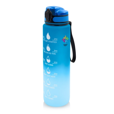 
                                            Drinkware. Sports bottle 1000 ml Air Gifts with motivational scale | Kayleigh
                                            