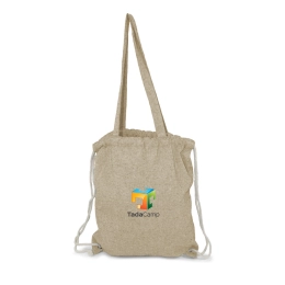 Bags & Backpacks. Recycled cotton bag 2 in 1, drawstring bag and shopping bag | Jamarion