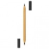 Ручка-роллер из бамбука 2 в 1, карандаш Ручка-роллер из бамбука 2 в 1, карандаш