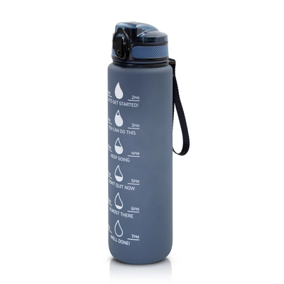 
                                                Drinkware. Sports bottle 1000 ml with motivational scale | Bennie
                                                