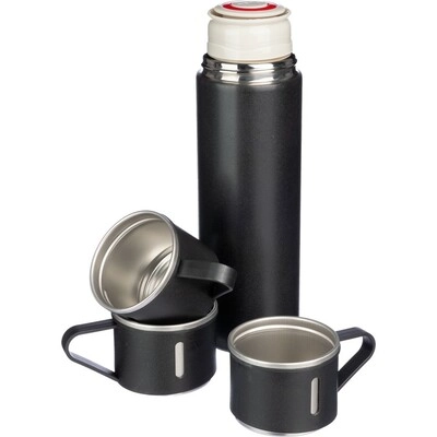 
                                                Drinkware. Thermos 420 ml, two cups 150 ml
                                                
