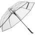 Automatic stick umbrella VIP, black, transparent Automatic stick umbrella VIP, black, transparent