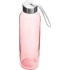 Glass bottle TAKE SMART, red