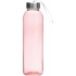 Glass bottle TAKE SMART, red