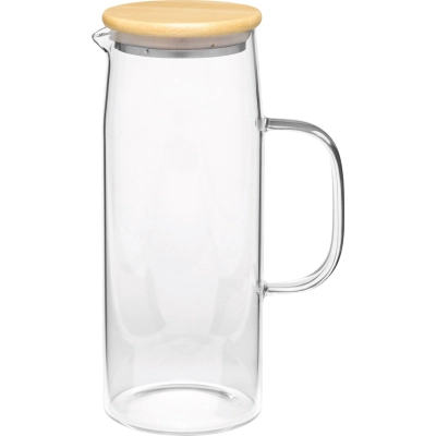 
                                            Glass carafe BAMBOO PITCHER, brown
                                            