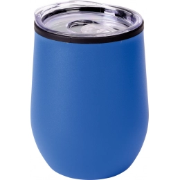 Insulated travel mug BOWLY, blue