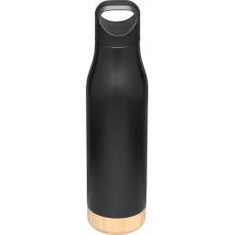 Insulated drinking bottle BAMBOO LEGEND, black