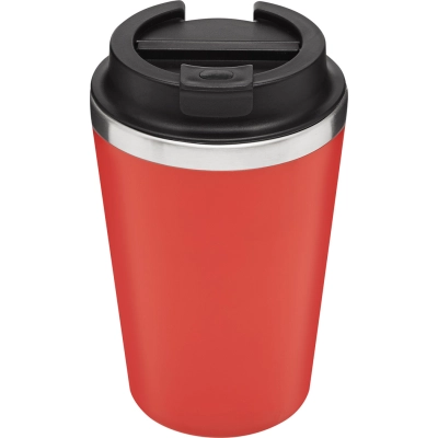 
                                            Double-walled travel mug TAKE & GO, red
                                            