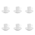 6 piece espresso cup set BUONGUSTO