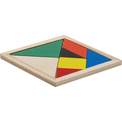 
                                            Wooden puzzle TANGRAM BASE, coloured
                                            