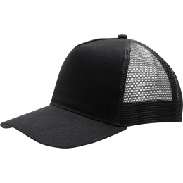 Бейсбольная кепка с 5 панелями FASTBALL, черного цвета