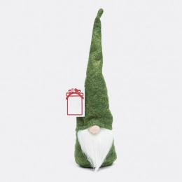 Felt Christmas gnome with pointy hat HANS, green