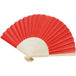 Folding fan BAMBOO COOL, red