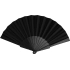 Складной веер COOL RPET, черный Складной веер COOL RPET, черный