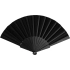Складной веер COOL RPET, черный Складной веер COOL RPET, черный