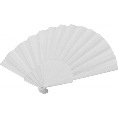 
                                            Folding fan COOL RPET, white
                                            