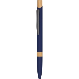 Aluminium ballpoint pen BAMBOO SYMPHONY, blue