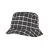 Hats. Check Bucket Hat