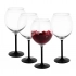 Altom Design Onyx wine glasses with black stem 700 ml, set of 4 Altom Design Onyx wine glasses with black stem 700 ml, set of 4