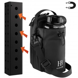 Спортивная сумка на магнитах для воды и аксессуаров Arnold черная