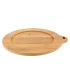 Florina Adria salad bowl on a bamboo base with spoons, black, 3.5 l