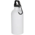 Бутылка для воды из переработанной матовой нержавеющей стали объемом 400 мл с карабином Бутылка для воды из переработанной матовой нержавеющей стали объемом 400 мл с карабином