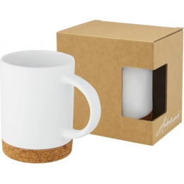 Neiva 425 ml ceramic mug with cork base