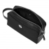Button Black Toiletry Bag