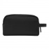 Button Black Toiletry Bag