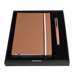 HUGO BOSS gift set ballpoint pen and note A5-HNH321AL + HSG3525A