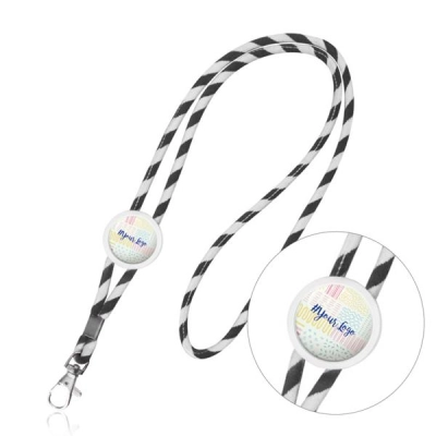 
                                            Adjustable lanyard with a carabiner
                                            