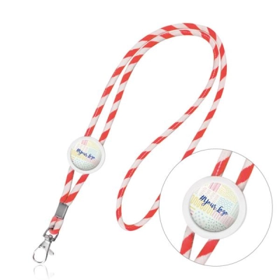 
                                            Adjustable lanyard with a carabiner
                                            