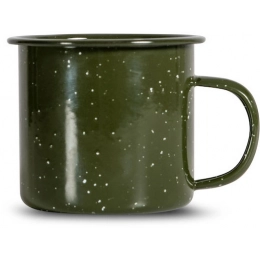 DORIS ENAMEL MUG, GREEN