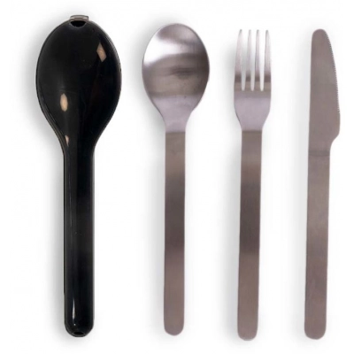 
                                            THIS IS A 3-PACK CUTLERY, BLACK / SILVER
                                            