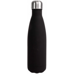 HOT & amp; COOL bottle with rubber coating, 0.5 l,Black 24/12 H