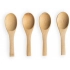Ellen spoon 4-pcs, brown