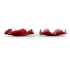 VIVA CANDLE HOLDERS, 2 PCS., BURGUNDY