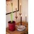VIVA CANDLE HOLDERS, 2 PCS., BURGUNDY