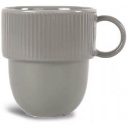 INKA MUG WITH HANDLE, GREY