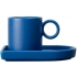 ESPRESSO CUP AND PLATE NIKI BLUE