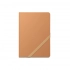 HUXLEY. A5 notebook with lined pages FSC™ ivory colour