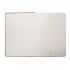 HUXLEY. A5 notebook with lined pages FSC™ ivory colour