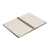 MISHIMA. A5 notebook with semi-hard cover in recycled felt (100% rPET) with rings and lined pages
