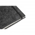 BALDWIN. A5 notepad with recycled felt cover (100% rPET) and lined pages
