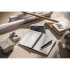 BALDWIN. A5 notepad with recycled felt cover (100% rPET) and lined pages