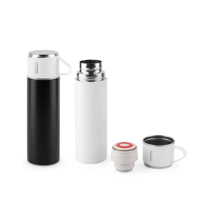 
                                                COMANECI. Double-walled stainless steel bottle (90% recycled) with matte finish 490 mL
                                                